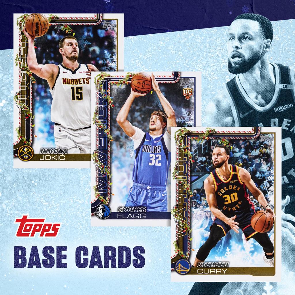 2025 Topps Holiday Basketball Factory Sealed Countdown Calendar - -