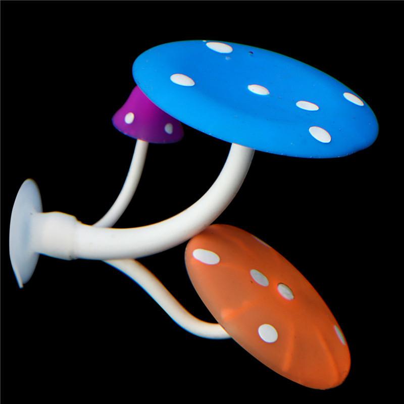 

Прочные украшения в виде коралловых грибов, силиконовые украшения для аквариума, ландшафтный дизайн, подводные украшения, растения синий