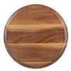 Acacia Wood Round Serving Tray