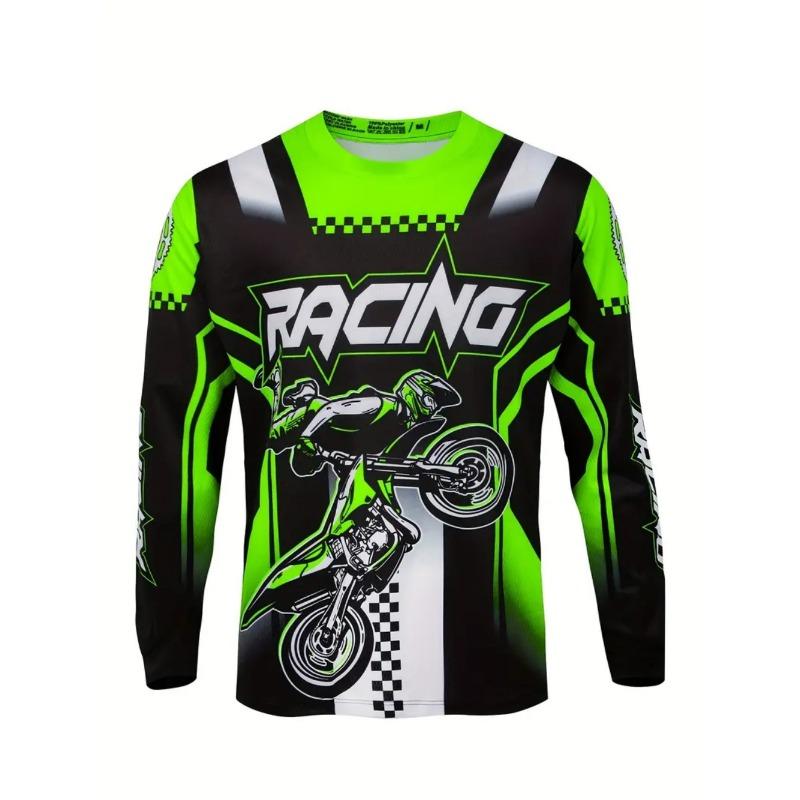 Motorcycle Jersey Downhill Mountain Bike Mtb Shirts Off Road Dh Motorcycle Jersey Motocross Sport Wear Clothing Bike Riding Suit