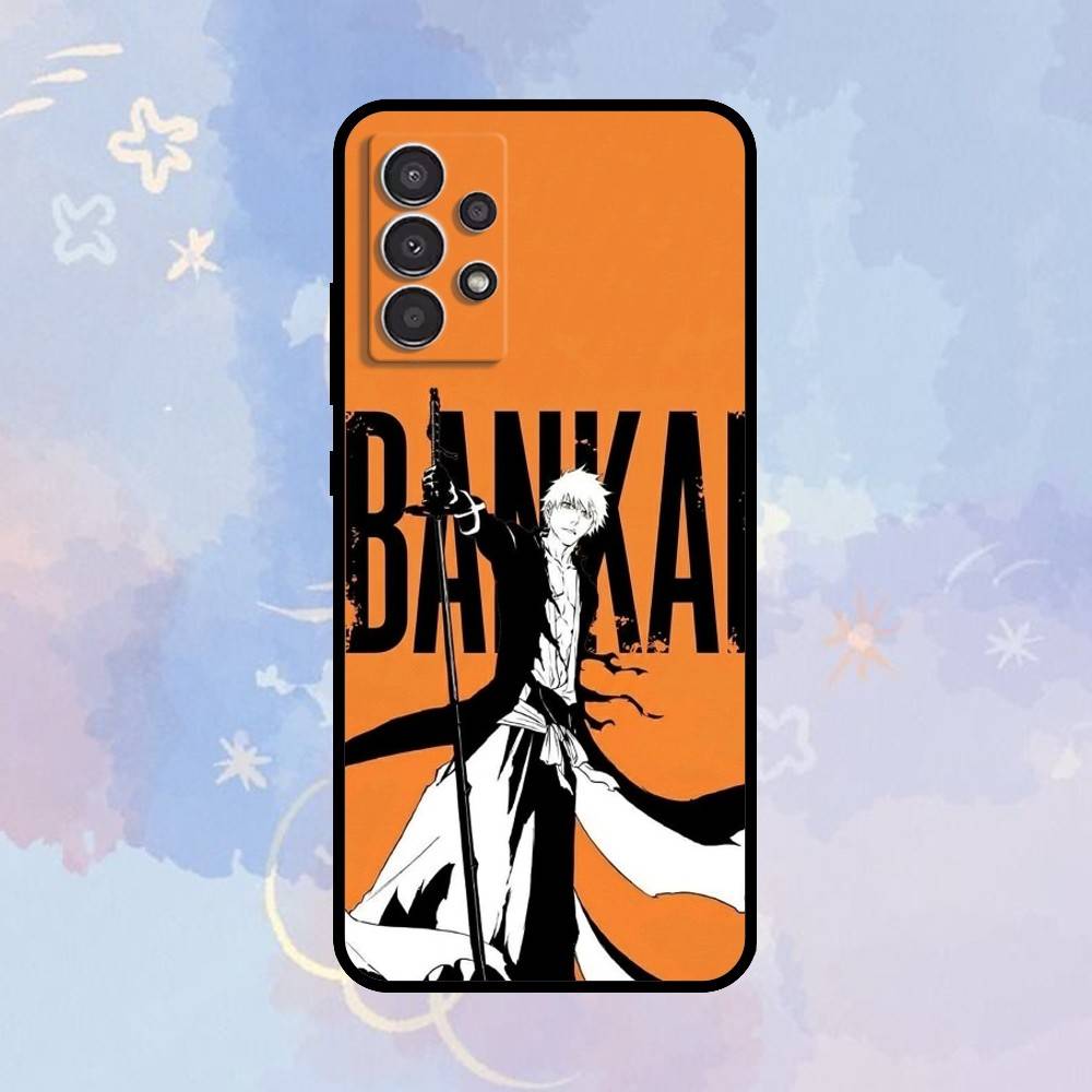 

AAA Anime B-Bleach Kurosaki Ichigo Phone Case For Samsung Galaxy A73,A72,A71,A70,A53,A52,A51,Others Soft Black Cover Samsung a22 4g