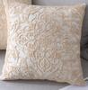 Funda de Cojín Bordada con Hilo de Cuerda Euro Beige Decoración del Hogar Lino Algodón Estilo Boho Funda de Cojín Étnica 50x50cm Cojín
