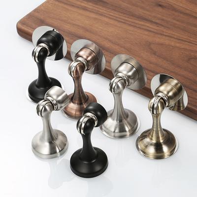 Magnetic Door Stopper Keep Door Open Stainless Steel Door Holder No Drilling Door Catch Anti-Rust for Various Door Types