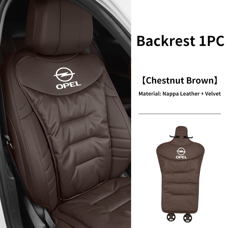 Car Seat Velvet Cushion Leather Backrest Seat Cover Accessories For Opel Corsa Astra Insignia Vectra Zafira Meriva Mokka Grandla