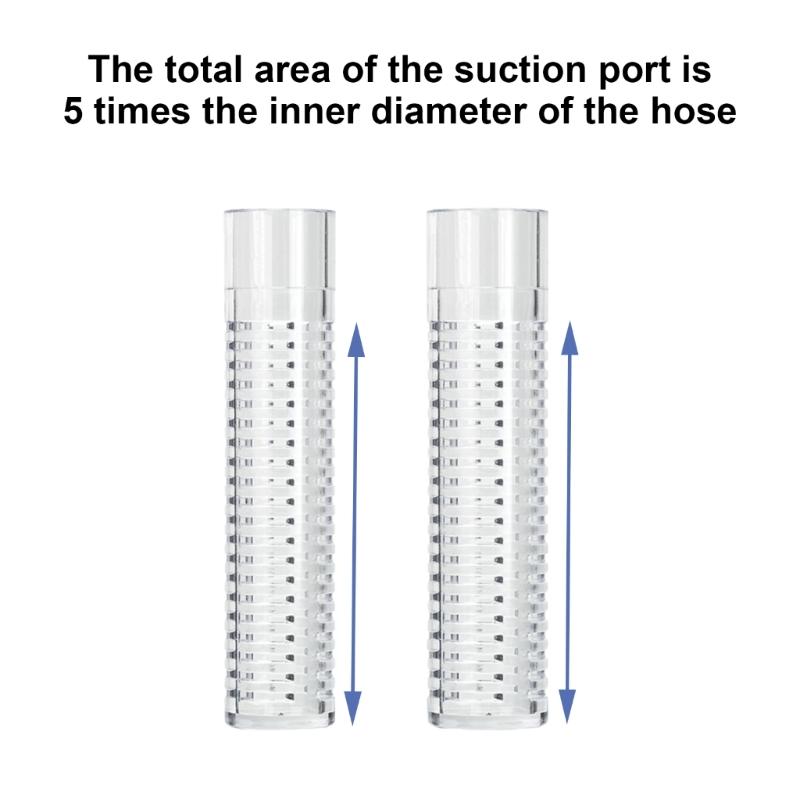 Aquariums Surface Skimmer Clear Tube for Filter Filtration for Oil Protein Scums Dust Filter Drain Tube Pipe