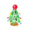 Glass Crafts Jiangsu Glass Ornaments Car Accessories Mini Micro Landscape Christmas Tree  Gift