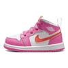 Air Jordan 1 Mid TD Pinksicle Orange Baby Sneakers White Safety-Orange DX3239-681
