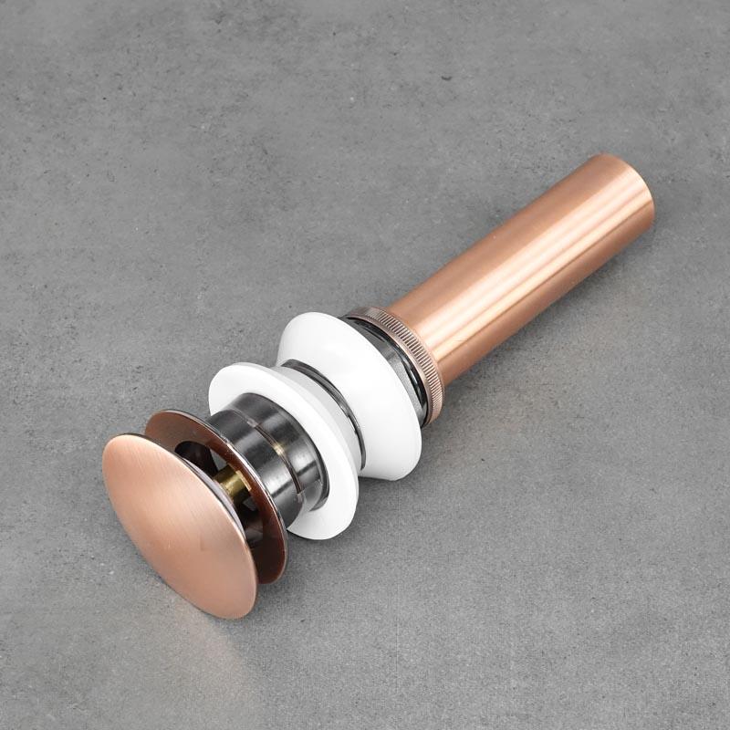Rolha de lavatório sem ladrão ouro rosa COBRE 2 21