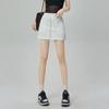 Gray Sports Short Skirt for Women New High-waisted A-line Slim Skirt with Hip-covered Skirt with Small Skirt