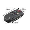 Custodia per chiave telecomando pieghevole a 5 pulsanti Sostituzione FOB Adatta per VOLVO S60 2000-2009 / S80 1999-2006 /V70 2000-2007 XC90 2002-2013 Chiave auto (PrettyJ)