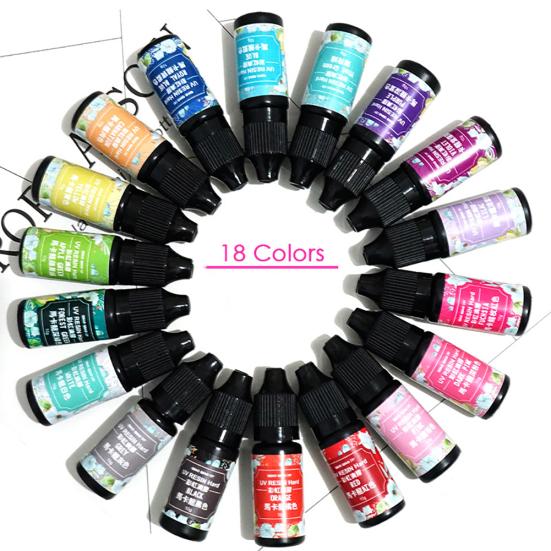 УФ Смола Клей Ультрафіолетового Затвердіння Барвник Пігмент DIY Ювелірні Вироби Ремесло Декорація