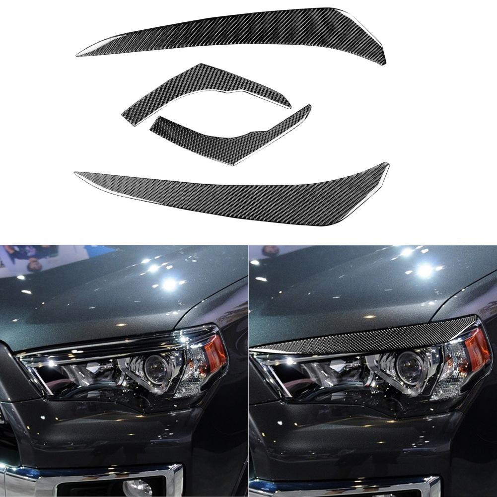 Autocolant excelent, ușor, rezistent la uzură pentru sprâncenele farurilor, potrivire perfectă, capac decorativ pentru sprâncenele farurilor