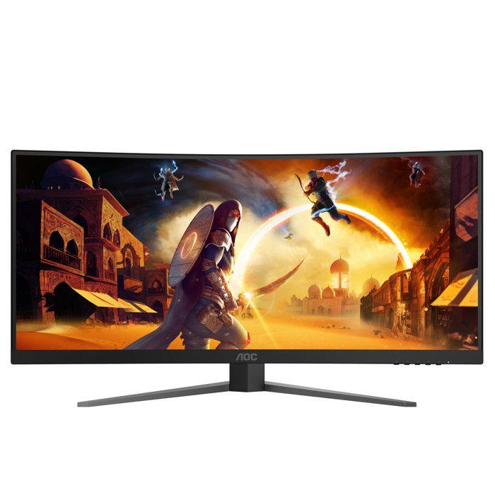 Curved Monitor - AOC - CU34G4Z - 34 Inch - 240 Hz - FreeSync Premium - HDR400
