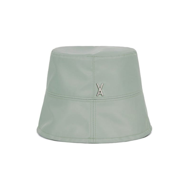 VARZAR Studded Drop Overfit Poly Bucket Hat Mint