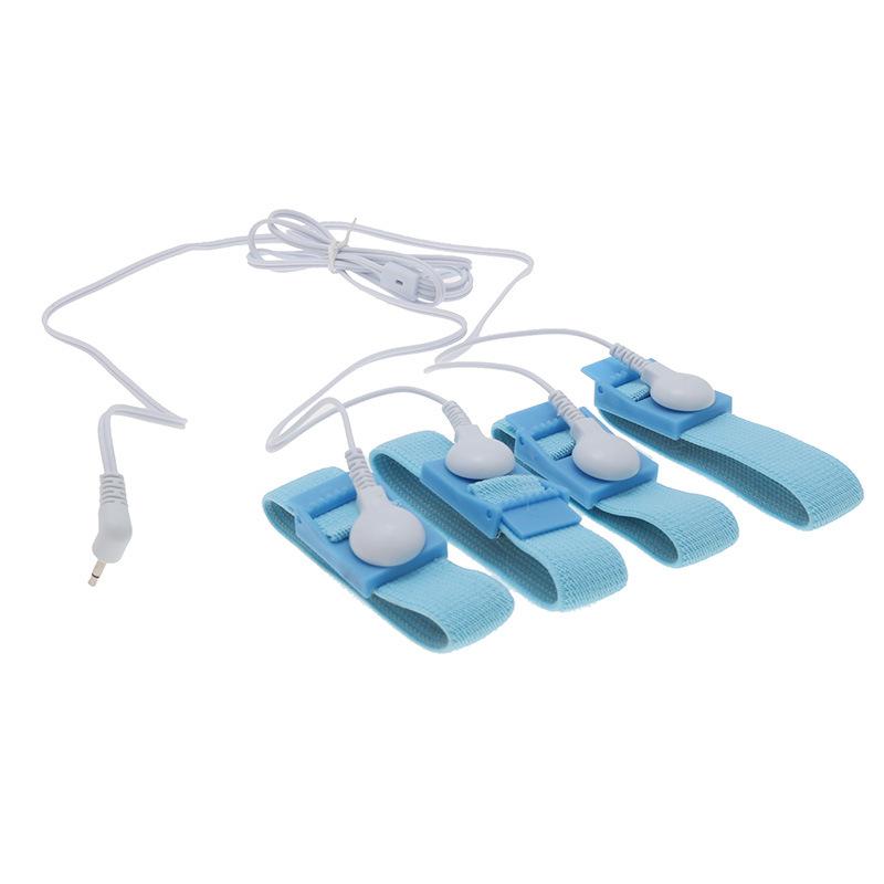 Electric Shock Penis Ring Combination Suit Elastic Adjustable Multi-Point Stimulation Alternative Climax Men's Sexy Sex Product