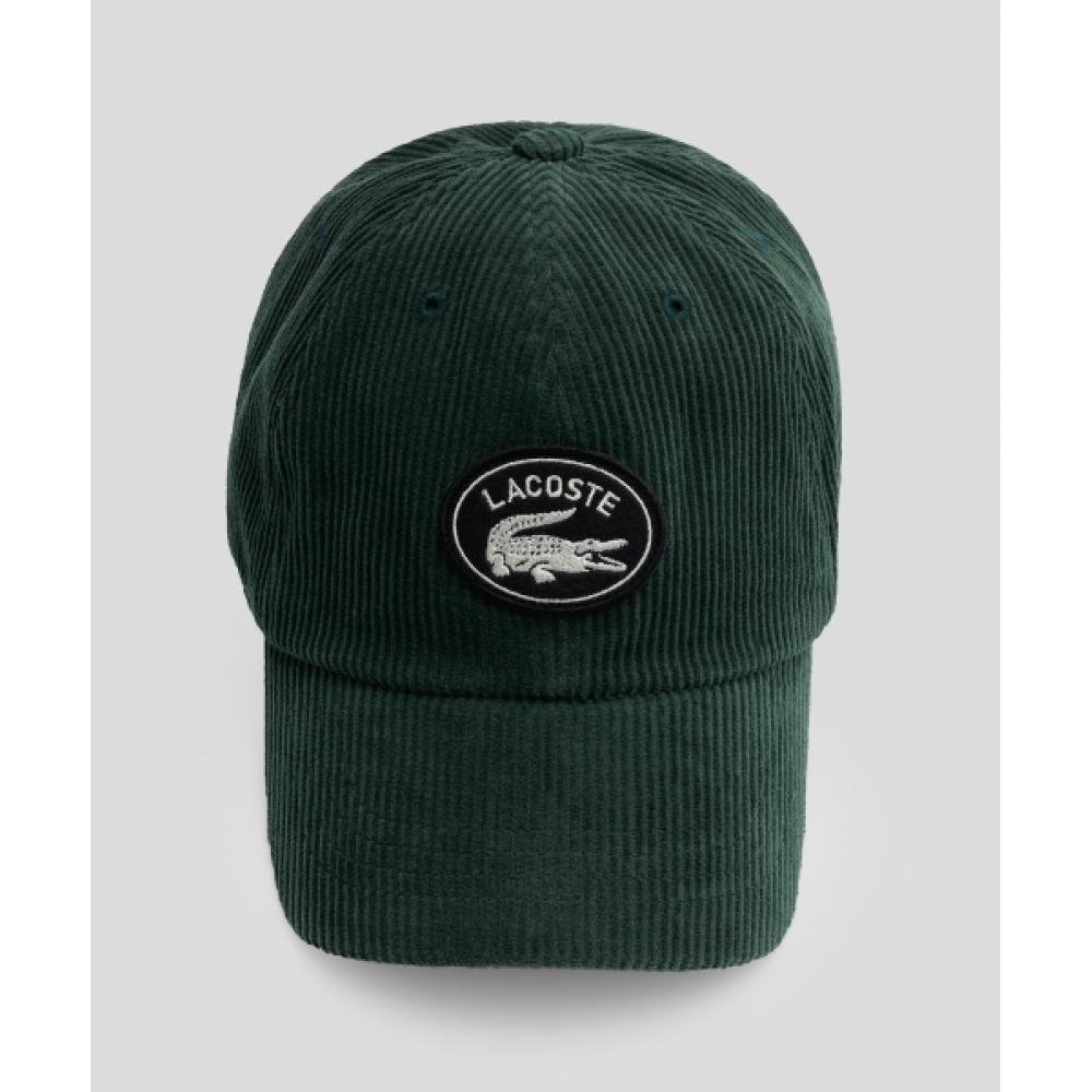 

Lacoste Corduroy Baseball Cap Dark Green FREE