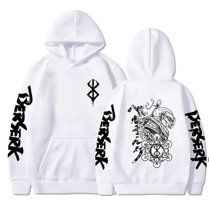 Anime Berserk Rage Anime Street Sweater, Street Tide Cotton Hooded Sweater