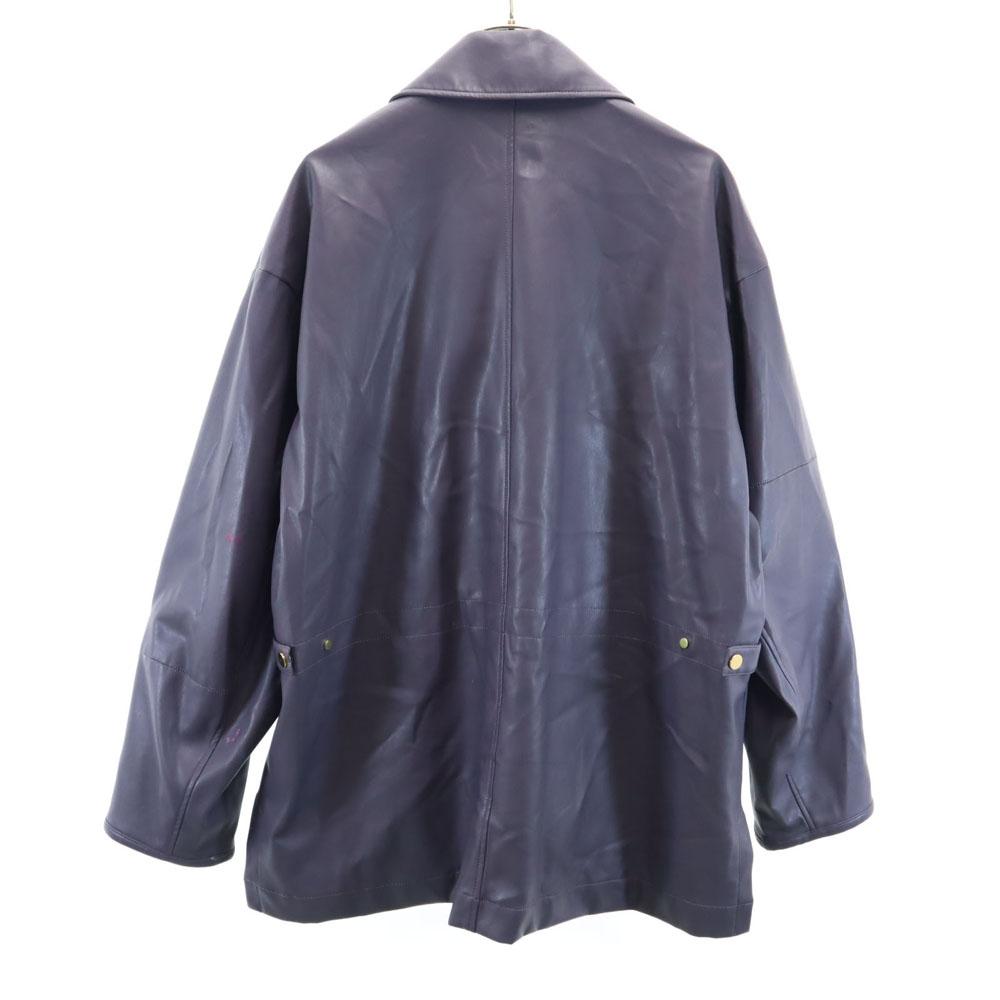 TAUPE Made In Japan Leather Jacket 2 Purple Men's Used