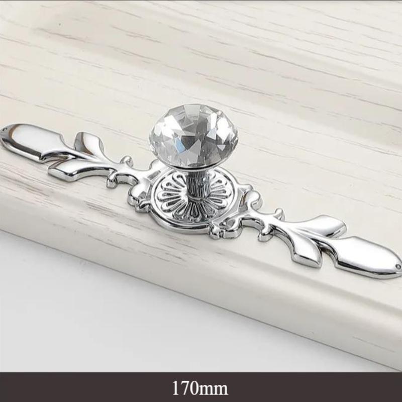 Luxuriöse Diamant-Kristallgriffe Knöpfe für Schuhschrank Schranktür Schubladen und Kleiderschrankgriffe Elegantes und Langlebiges Design