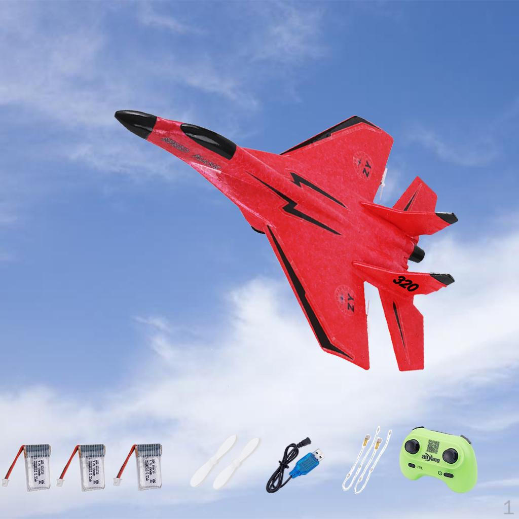 2 Channel Fixed Wing Foam RC Battery Powered Outdoor Toy Glider for Boys Gifts
