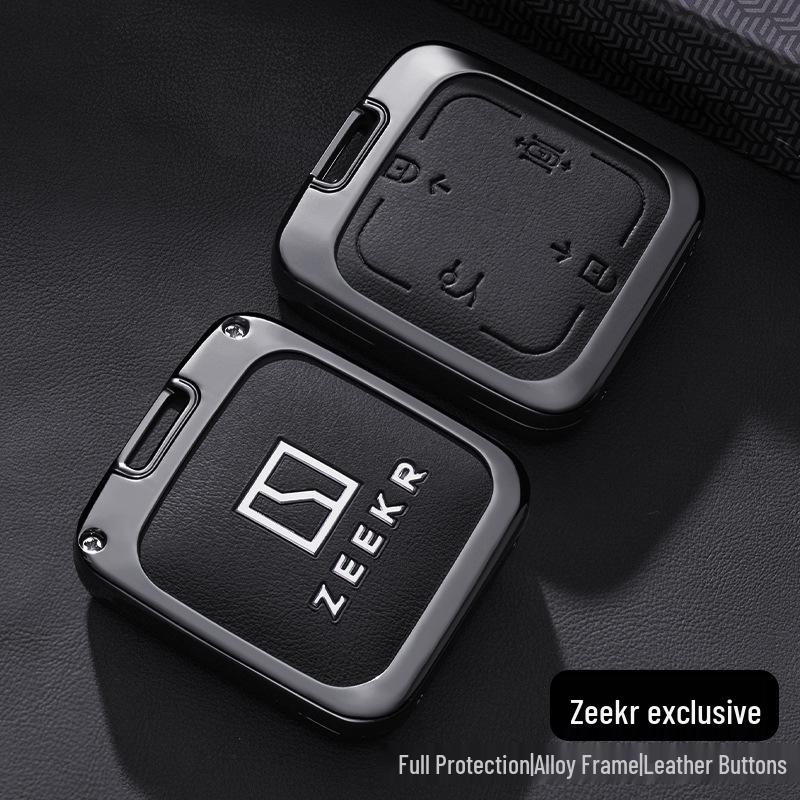 Bluetooth Schlüsseletui für Zeekr JiKe 007 - Auto Zubehör Schale, Schnalle und Herren Tasche