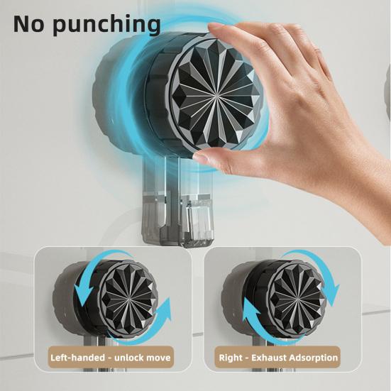 Bathroom Storage Shelf with Suction Cup Strong Load-bearing Hook Design Easy To Install Storage Rack Shower Caddy