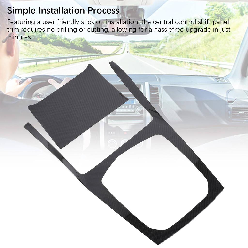 Center Console Gear Shift Panel Trim Anti Scratch Carbon Fiber Gear Shifter Panel Frame Cover for X6 G06 LHD 2018 2024