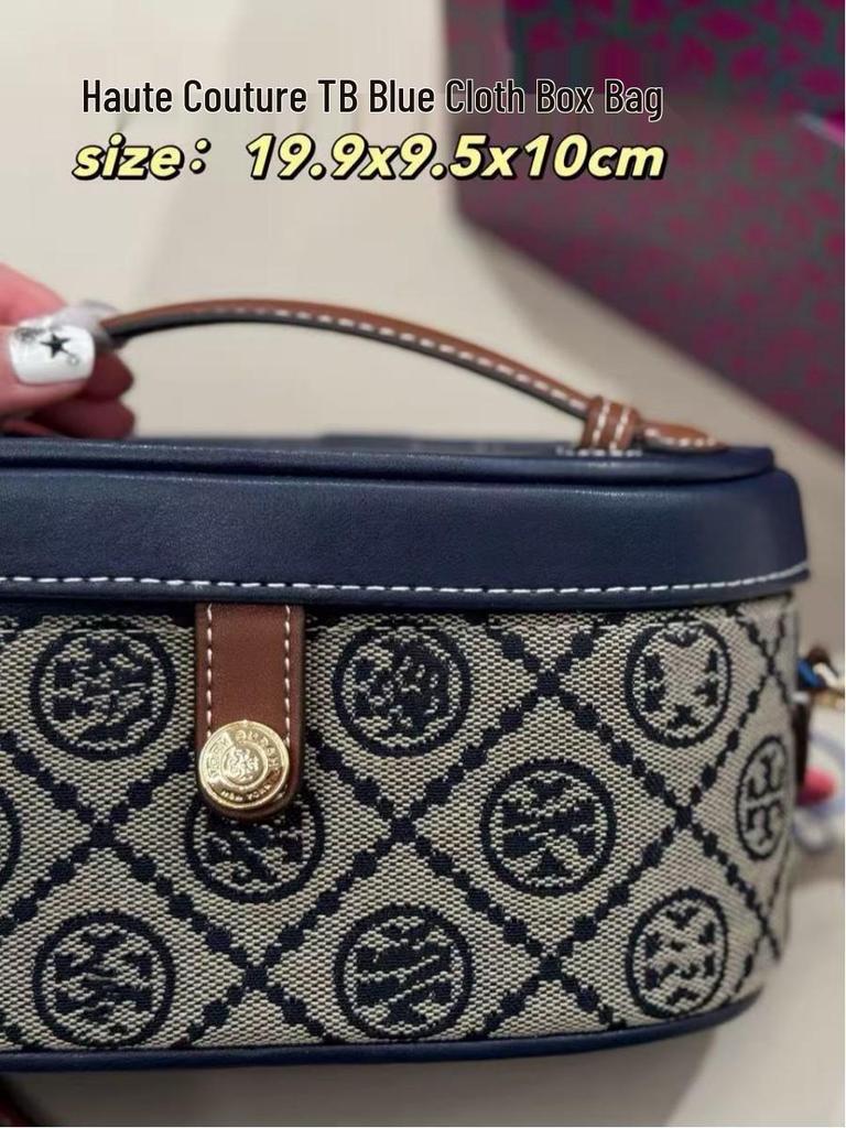 Damen Kuhfell Canvas Umhängebox mit Blumendesign