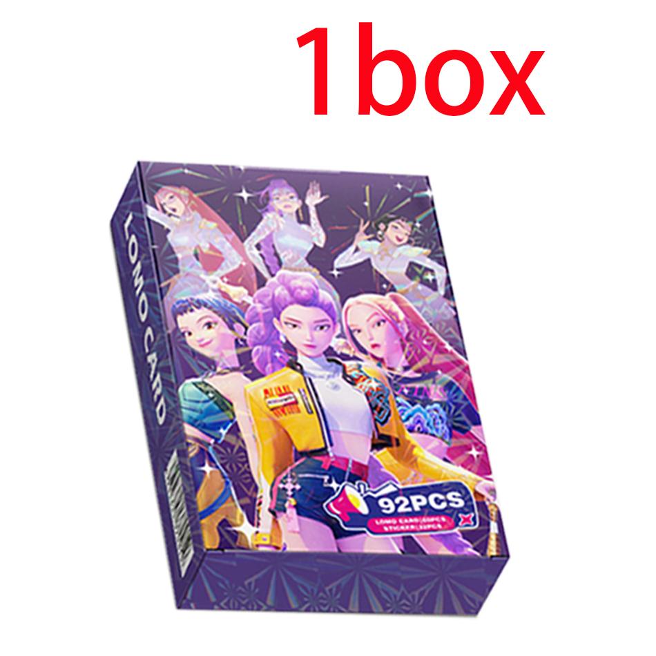 

in Stock Kpop Devil Hunter 92-Piece Card Set Anime Saja Huntrix Kids Party Cosplay Gaming Collectible Stickers Cartoon Gift