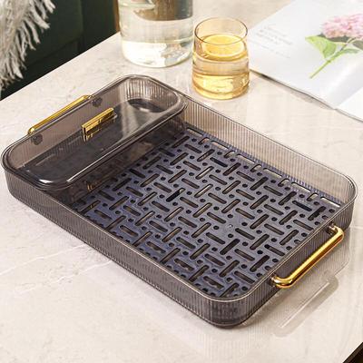 Multi-functional Double-Layer Serving Tray