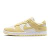 Zapatillas Skateboard Dunk Low top Mujer Blancas Amarillas IO4244-104