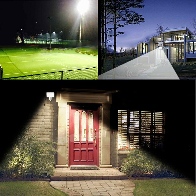 LED Floodlight 50W Outdoor Garden Security PIR Motion Sensor Wall Flood Light