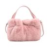 Furry bag women's large-capacity new fashion shoulder bag, furry high-end autumn pleated cloud bag