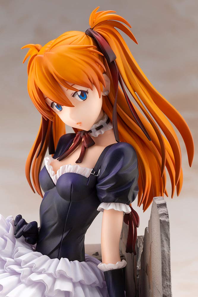 Neon Genesis Evangelion Asuka Langley Soryu Lolita měřítko PVC malovaná dokončená figurka ~Gothic ver.~RE 1/7