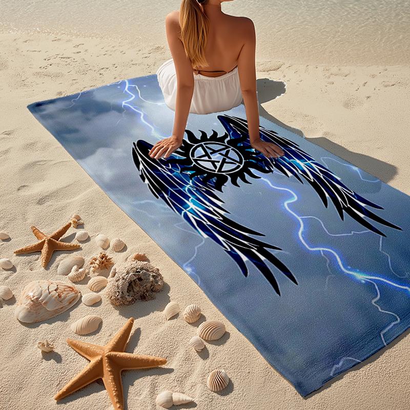 Supernatural Fashion Beach Towel: Ideal for Summer Adventures Soft, absorbent and quick drying suitable for swimming and bathing