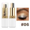 SAM SUGAR Two-Color Eyeshadow Stick Gradient Shimmer Waterproof Smudge-Proof Dual-Ended Metallic Eye Makeup Highlighter Stick