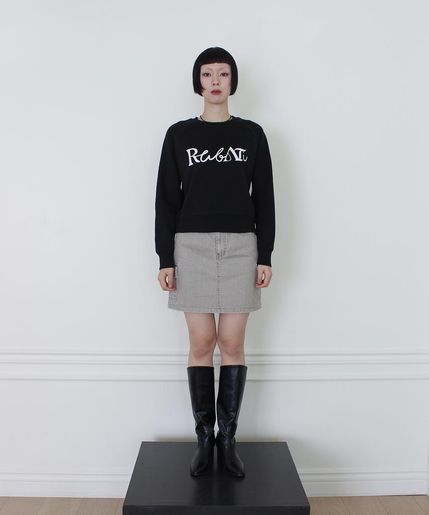 RUBATI Lettering Logo Sweatshirt (Black)
