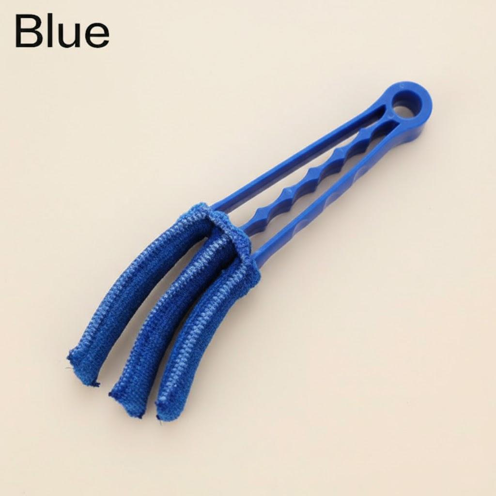 

Microfiber Venetian Blind Duster Window AC Car Vent Cleaner Dust Removal Brush Home Cleaning Tool синий