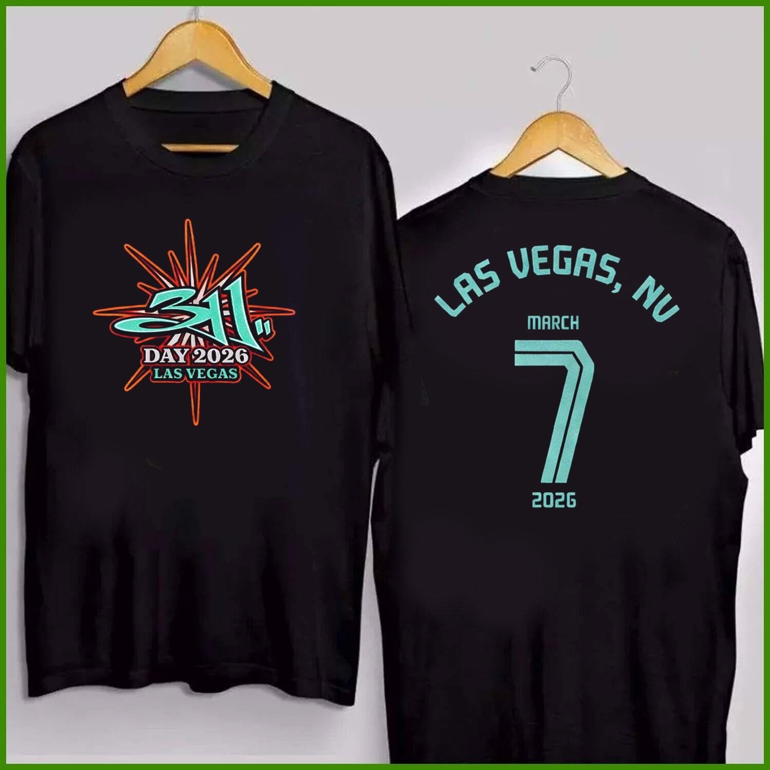 311 Day Las Vegas Nevada 2026 Event Tee At Park MGM On March 7-8 2026 T-Shirt XXXL
