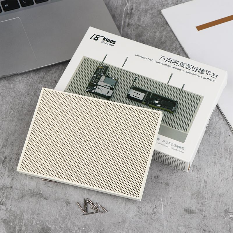 18Kinds Universal High-Temperature Resistant Maintenance Platform Pcb Chip Ic Repair Pin Fixing Table Mobile Phone Repair Tools