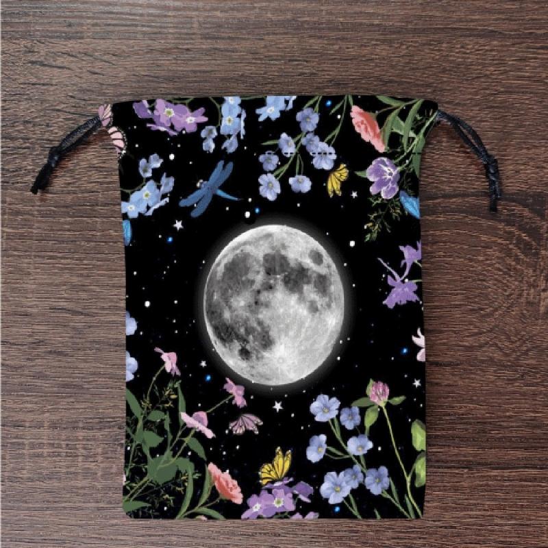 Drawstring Pouch Bag Divinations Tarots Bag Game Dices Oracles Cards Stored Bag