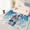 Your Lie In April Floor Mat Floor Mat Soft Flannel Non-Slip Door Rug for Living Room