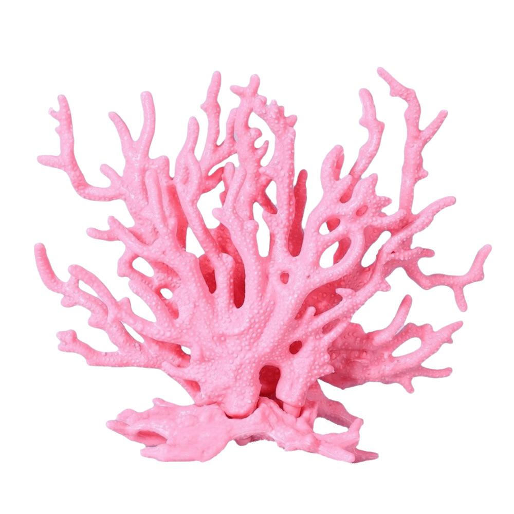 Lifelike Artificial Coral Ornament Plastic Fake Coral for Fish Tank  Home Decoration