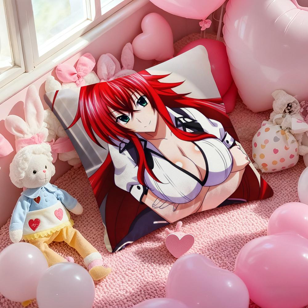 Heißes Anime H-High School DxD Kissenbezug Musterbedruckte Kissenhülle für Wohnzimmer Sofa Kissenbezug & Schlafzimmer Dekoration