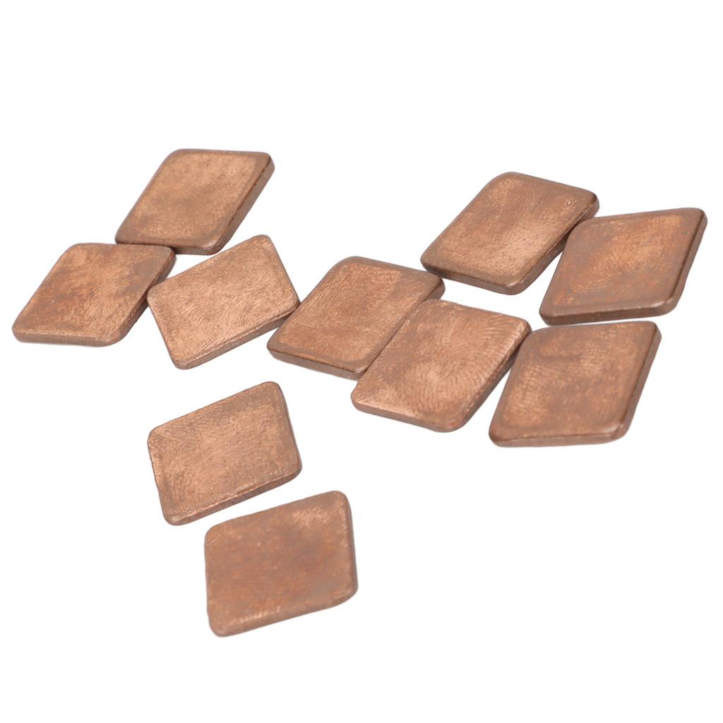 100pcs Htsink 401w/mk Thermal Conductivity Burr   Glossy Copper Material Small Htsink for Laptop GPU CPU