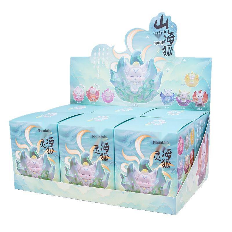 Tu Shan Weisheitsfuchs Fee Figur: Trendiges dekoratives Harzspielzeug für den Schreibtisch und als Geburtstagsgeschenk