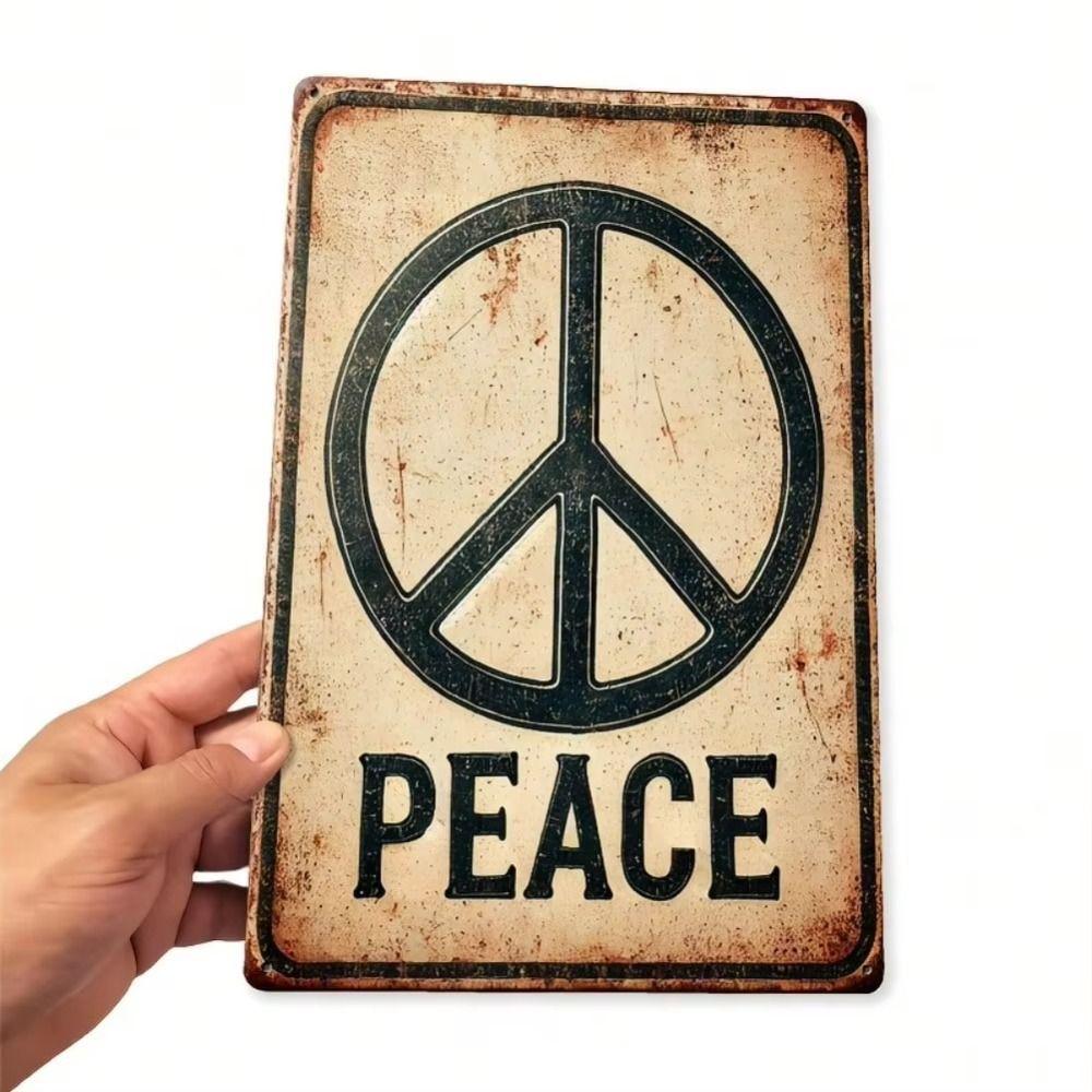 Metal Gnome with Bee Sign 2D Flat Garden Decor Outdoor Wall Art 20x30 cm