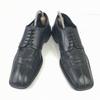 Germany Lloyd Heavy Leather Swirl Moc 26 Black Dress Shoes Business(USED)