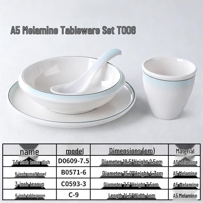 Chuzhou A5 Melamine Tableware Set