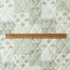 0.5m/1m/2m French Floral Quilted With Cotton Fabric for Winter Jackets, Quilts, Blanket Storage Bags Handmade DIY Sewing Fabrics